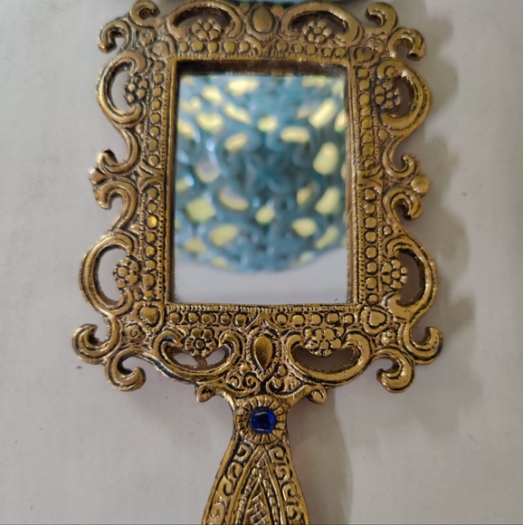 Antique Hand Mirror - New - Picture 4 of 5